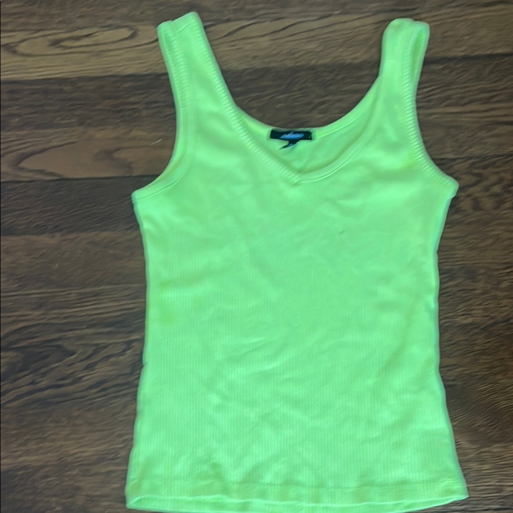 Lime Green Sleeveless Top